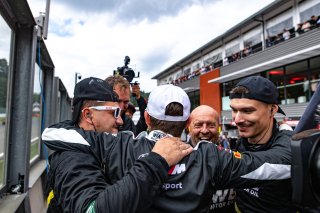 #98 - Rowe Racing - Philipp ENG - Marco WITTMANN - Nicholas YELLOLY - BMW M4 GT3 - PRO (*), Celebration, CrowdStrike 24 Hours of Spa, Race
 | ©SRO/ JULES BEAUMONT