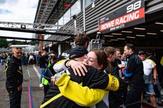 #98 - Rowe Racing - Philipp ENG - Marco WITTMANN - Nicholas YELLOLY - BMW M4 GT3 - PRO (*), Celebration, CrowdStrike 24 Hours of Spa, Race
 | ©SRO/ JULES BEAUMONT