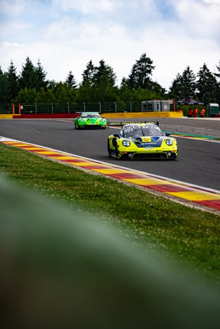 #96 - Rutronik Racing - Thomas PREINING - Laurin HEINRICH - Dennis OLSEN - Porsche 911 GT3 R (992) - PRO (*), CrowdStrike 24 Hours of Spa, Race 1
