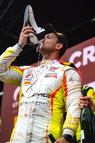 #75 - SunEnergy1 Racing - Liam TALBOT - Chaz MOSTERT - Martin KONRAD - Nicky CATSBURG - Mercedes-AMG GT3 - PRO-AM (*), CrowdStrike 24 Hours of Spa, Podium, Race
 | ©SRO/ JULES BEAUMONT