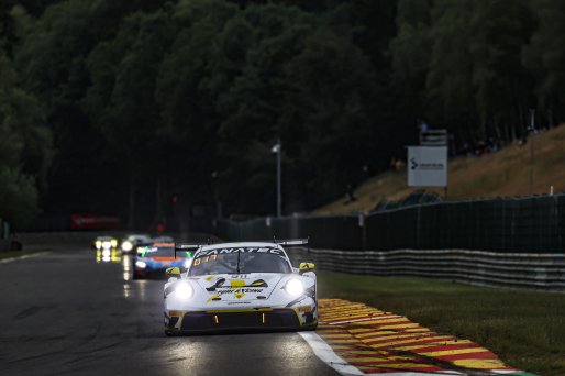 #911 - Pure Rxcing - Klaus BACHLER - Aliaksandr MALYKHIN - Joel STURM - Marco SEEFRIED - Porsche 911 GT3 R (992) - BRONZE, CrowdStrike 24 Hours of Spa, Race
 | © SRO / Patrick Hecq Photography