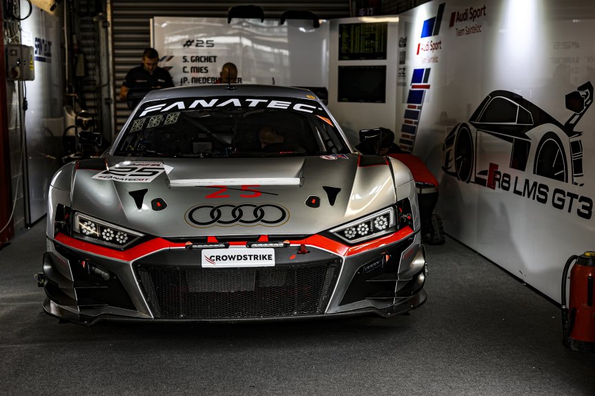 #25 - Audi Sport Team Sainteloc - Christopher MIES - Patric NIEDERHAUSER - Simon GACHET - Audi R8 LMS GT3 EVO II - PRO, CrowdStrike 24 Hours of Spa, Set Up
