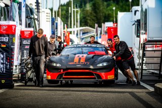 #33 - Bullitt Racing - Jeff KINGSLEY - Jacob RIEGEL - Romain LEROUX - Ruben DEL SARTE - Aston Martin Vantage AMR GT3 - SILVER, CrowdStrike 24 Hours of Spa, Set Up
