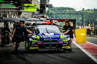 #46 - Team WRT - Maxime MARTIN - Valentino ROSSI - Augusto FARFUS - BMW M4 GT3 - PRO, CrowdStrike 24 Hours of Spa, Scrutineering, Set Up
