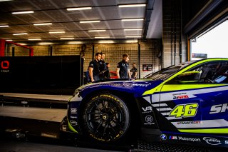 #46 - Team WRT - Maxime MARTIN - Valentino ROSSI - Augusto FARFUS - BMW M4 GT3 - PRO, CrowdStrike 24 Hours of Spa, Scrutineering, Set Up
 | © SRO - TWENTY-ONE CREATION | Jules Benichou