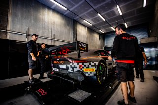 #33 - Bullitt Racing - Jeff KINGSLEY - Jacob RIEGEL - Romain LEROUX - Ruben DEL SARTE - Aston Martin Vantage AMR GT3 - SILVER, CrowdStrike 24 Hours of Spa, Scrutineering, Set Up
 | © SRO - TWENTY-ONE CREATION | Jules Benichou