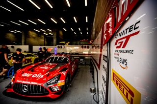 #79 - Haupt Racing Team - Arjun MAINI - Sebastien BAUD - Hubert HAUPT - Jordan LOVE - Mercedes-AMG GT3 - BRONZE, CrowdStrike 24 Hours of Spa, Set Up
 | © SRO - TWENTY-ONE CREATION | Jules Benichou