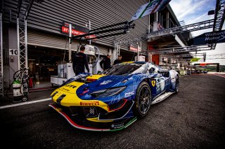 #38 - ST Racing with Rinaldi - Isaac TUTUMLU - Samantha TAN - Jon MILLER - Leonard WEISS - Ferrari 296 GT3 - PRO-AM, CrowdStrike 24 Hours of Spa, Set Up
