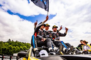 #98 - Rowe Racing - Philipp ENG - Marco WITTMANN - Nicholas YELLOLY - BMW M4 GT3 - PRO (*), Ambiance, Celebration, CrowdStrike 24 Hours of Spa
 | © SRO - TWENTY-ONE CREATION | Jules Benichou