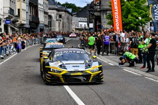 #9 - Boutsen VDS - Adam ETEKI - Alberto DI FOLCO - Aurelien PANIS - Thomas LAURENT - Audi R8 LMS GT3 EVO II - GOLD, CrowdStrike 24 Hours of Spa, Parade
 | ©SRO/ JULES BEAUMONT
