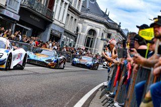 #159 - Garage 59 - Nicolai KJAERGAARD - Benjamin GOETHE - Marvin KIRCHH_FER - McLaren 720S GT3 EVO - PRO, CrowdStrike 24 Hours of Spa, Parade
