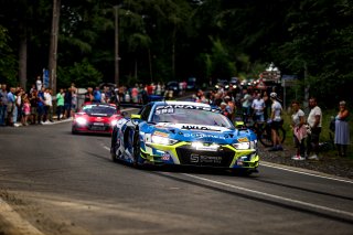 #17 - Scherer Sport PHX - Luca ENGSTLER - Kelvin VAN DER LINDE - Nicki THIIM - Audi R8 LMS GT3 EVO II - PRO, CrowdStrike 24 Hours of Spa, Parade
