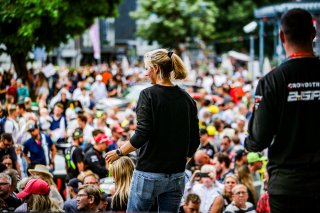 #83 - Iron Dames - Rahel FREY - Sarah BOVY - Michelle GATTING - Doriane PIN - Lamborghini Huracan GT3 EVO2 - BRONZE, CrowdStrike 24 Hours of Spa, Parade
