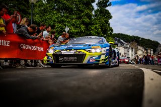 #17 - Scherer Sport PHX - Luca ENGSTLER - Kelvin VAN DER LINDE - Nicki THIIM - Audi R8 LMS GT3 EVO II - PRO, CrowdStrike 24 Hours of Spa, Parade
