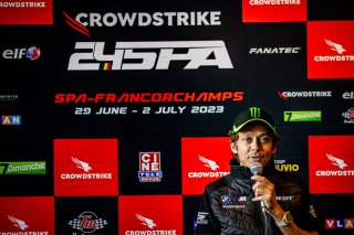 #46 - Team WRT - Maxime MARTIN - Valentino ROSSI - Augusto FARFUS - BMW M4 GT3 - PRO (*), CrowdStrike 24 Hours of Spa, Valentino Rossi Conference
