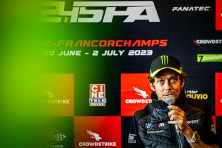 #46 - Team WRT - Maxime MARTIN - Valentino ROSSI - Augusto FARFUS - BMW M4 GT3 - PRO (*), CrowdStrike 24 Hours of Spa, Valentino Rossi Conference

