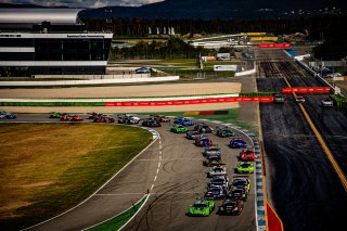 #40 - Tresor Orange 1 - Ricardo FELLER - Mattia DRUDI - Audi R8 LMS GT3 EVO II - PRO, #60 - VSR - Franck PERERA - Jordan PEPPER - Lamborghini Huracan GT3 EVO2 - PRO, FGTWC, Race 1, Start
