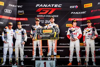 #28 - Nova Race - Leonardo MONCINI - Jacopo GUIDETTI - Honda NSX GT3 EVO 2 - SILVER, #77 - Haupt Racing Team - Jordan LOVE - Alain VALENTE - Mercedes-AMG GT3 EVO - SILVER, FGTWC, Podium
