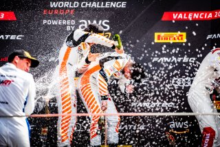 #99 - Tresor Attempto Racing - Lorenzo PATRESE - Alex AKA - Audi R8 LMS GT3 EVO II - SILVER, FGTWC, Podium
