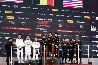 #9 - Boutsen VDS - Adam ETEKI - Aurelien PANIS - Alberto DI FOLCO - Audi R8 LMS GT3 EVO II - GOLD, FGTWC, Podium
