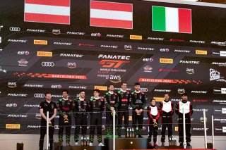 #53 - AF Corse - Manuel FRANCO - Lilou WADOUX - Cedric SBIRRAZZUOLI - Ferrari 296 GT3 - SILVER, #58 - GRT - Grasser Racing Team - Fabrizio CRESTANI - Sam NEARY - Gerhard TWERASER - Lamborghini Huracan GT3 EVO2 - SILVER, #85 - GRT - Grasser Racing Team - C