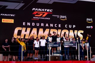#11 - Comtoyou Racing - Christopher HAASE - Gilles MAGNUS - Fréderic VERVISCH - Audi R8 LMS GT3 EVO II - PRO, #21 - Comtoyou Racing - Max HOFER - Nicolas BAERT - Maxime SOULET - Audi R8 LMS GT3 EVO II - GOLD, Champions 2023, FGTWC, Podium
