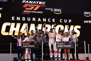 #93 - Sky Tempesta Racing - Jonathan HUI - Chris FROGGATT - Eddie CHEEVER - McLaren 720S GT3 EVO - BRONZE, Champions 2023, FGTWC, Podium
