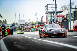#44 - CLRT - Clément MATEU - Steven PALETTE - Hugo CHEVALIER - Porsche 911 GT3 R (992) - BRONZE, FGTWC, Free Practice, Pitlane
