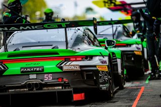 #55 - Dinamic GT Huber Racing - Philipp SAGER - Benjamin BARKER - Marius NAKKEN - Porsche 911 GT3 R (992) - BRONZE, FGTWC, Free Practice, Pitlane
