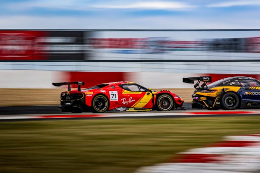 #71 - AF Corse - Francorchamps Motors - Daniel SERRA - Davide RIGON - Antonio FUOCO - Ferrari 296 GT3 - PRO, #87 - Mercedes AMG Team Akkodis ASP - Lorenzo FERRARI - Thomas DROUET - Maximilian GÖTZ - Mercedes-AMG GT3 EVO - PRO, FGTWC, Race
 | © SRO - TWENTY-ONE CREATION | Jules Benichou
