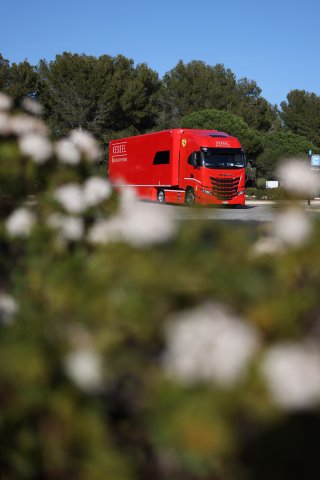 Teams arriving at Paul Ricard
