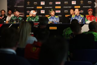 Italian GT World Challenge Drivers Press Conference 