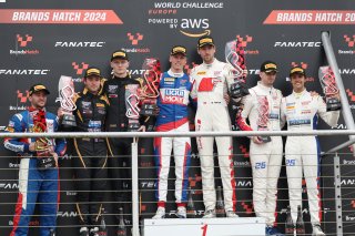 #111  CSA Racing  Simon GACHET  Lucas LEGERET  Audi R8 LMS GT3 EVO II, #6  LIQUIMOLY Team Engstler by OneGroup  Luca ENGSTLER  Max HOFER - Audi R8 LMS GT3 EVO II, #25  Sainteloc Racing  Paul EVRARD  Gilles MAGNUS  Audi R8 LMS GT3 EVO II
