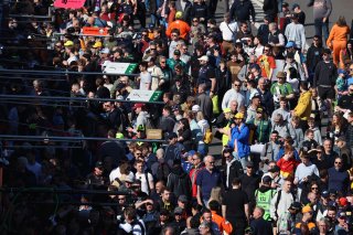 Fans at the autograph session in the pitlane
