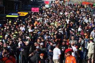 Fans at the autograph session in the pitlane
