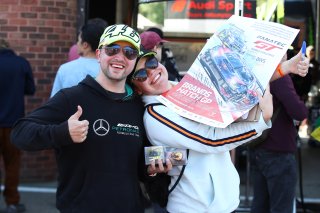 Fans at the Autograph Session in the Pitlane
