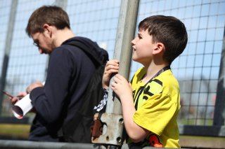 Fans at the Autograph Session in the Pitlane
