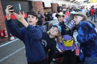 Fans at the Pitlane Autograph Session
