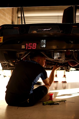 Crowdstrike 24 Hours of Spa Prologue setup
