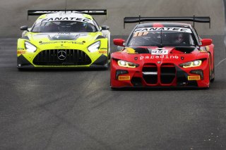 #2 - M-AMG Team GetSpeed - Jules GOUNON - Fabian SCHILLER - Luca STOLZ - Mercedes-AMG GT3 EVO, #991 - Century Motorsport - Darren LEUNG - Toby SOWERY - Connor DE PHILLIPPI - BMW M4 GT3
