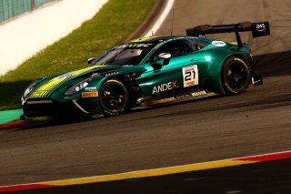 #21 - Comtoyou Racing - Charles CLARK - Sam DEJONGHE - Matisse LISMONT - Xavier MASSEN - Aston Martin Vantage AMR GT3 EVO 
