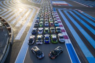 Collective picture of GT2 GT3 and GT4 cars
