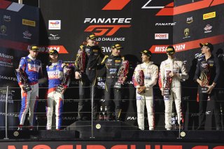 #6  LIQUIMOLY Team Engstler by OneGroup  Luca ENGSTLER  Max HOFER - Audi R8 LMS GT3 EVO II, #111  CSA Racing  Simon GACHET  Lucas LEGERET  Audi R8 LMS GT3 EVO II, #25  Sainteloc Racing  Paul EVRARD  Gilles MAGNUS  Audi R8 LMS GT3 EVO II
