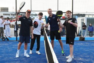 Drivers Padel match at Misano Circuit
