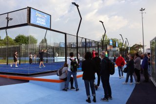 Drivers Padel match at Misano Circuit
