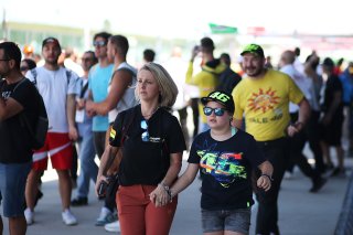 Fans on the Pitwalk
