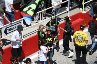 Fans on the Pitwalk
