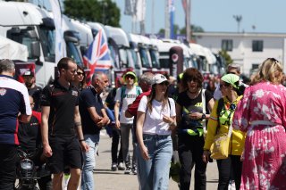 Fans in the Misano Paddock
