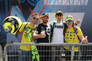 Fans in the Misano Paddock
