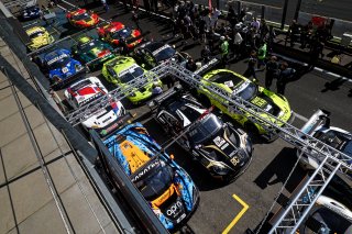 Superpole cars in Parc Ferme